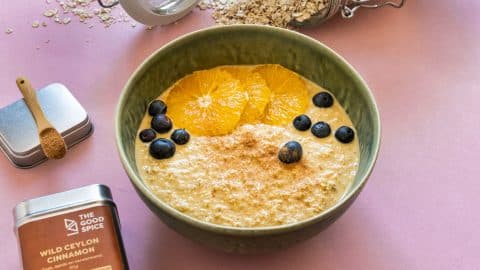 Overnight oats met specerijen