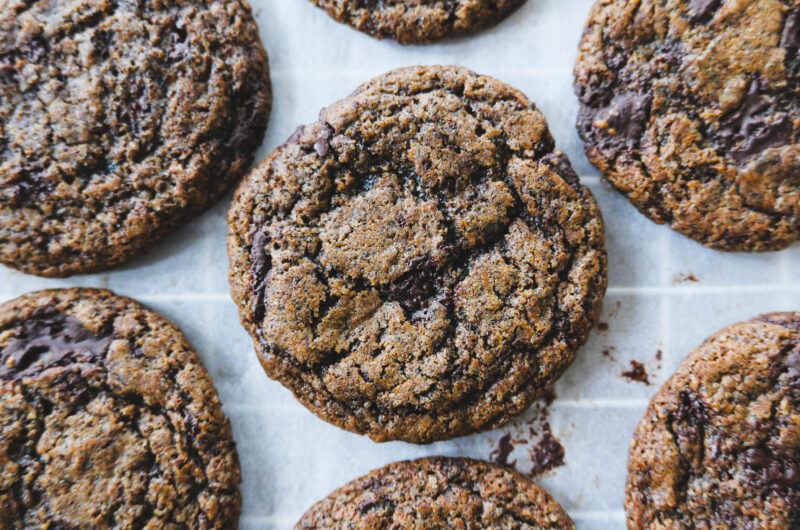 Vegan chocoladekoeken met koffie