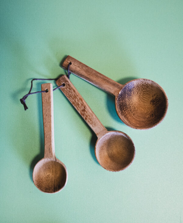 Setje houten maatlepels - Afbeelding 2