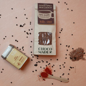 Chocolademelk chili, zwarte peper & gember x Choco Made