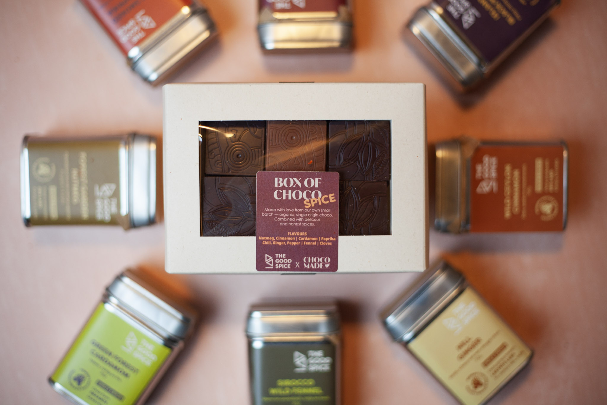 Box of Choco - Specerijen chocolaatjes x Choco Made